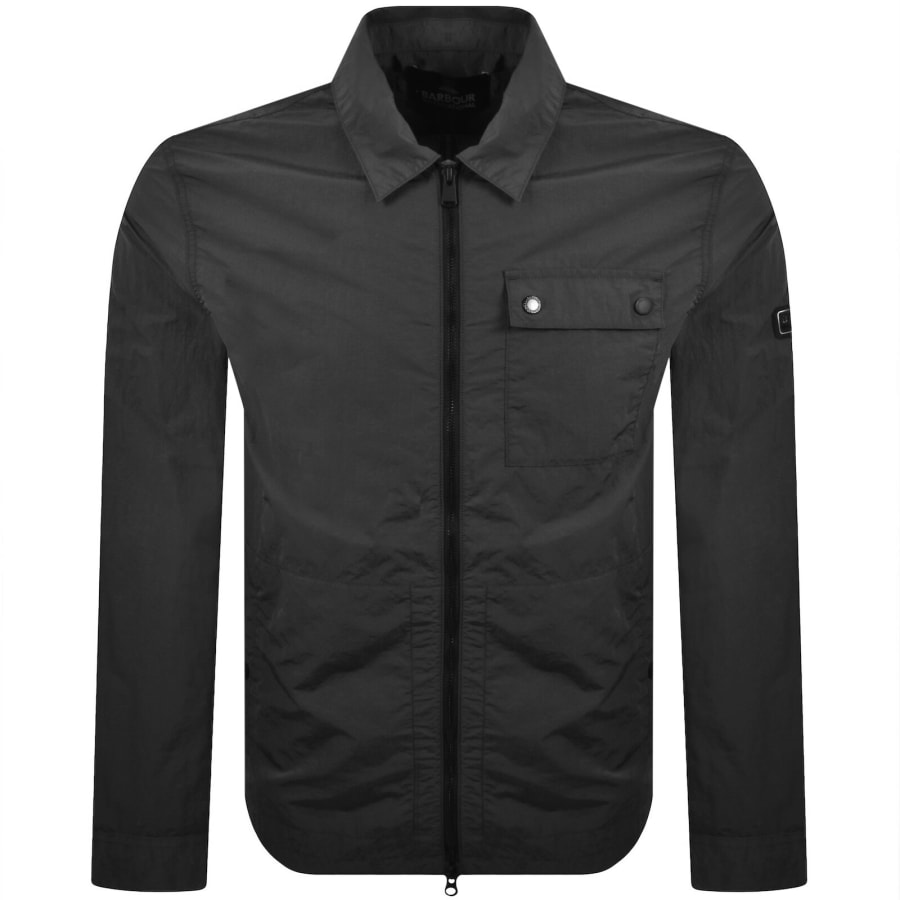 Image number 2 for Barbour International Inline Overshirt Grey