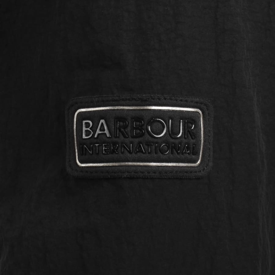 Image number 5 for Barbour International Inline Overshirt Black