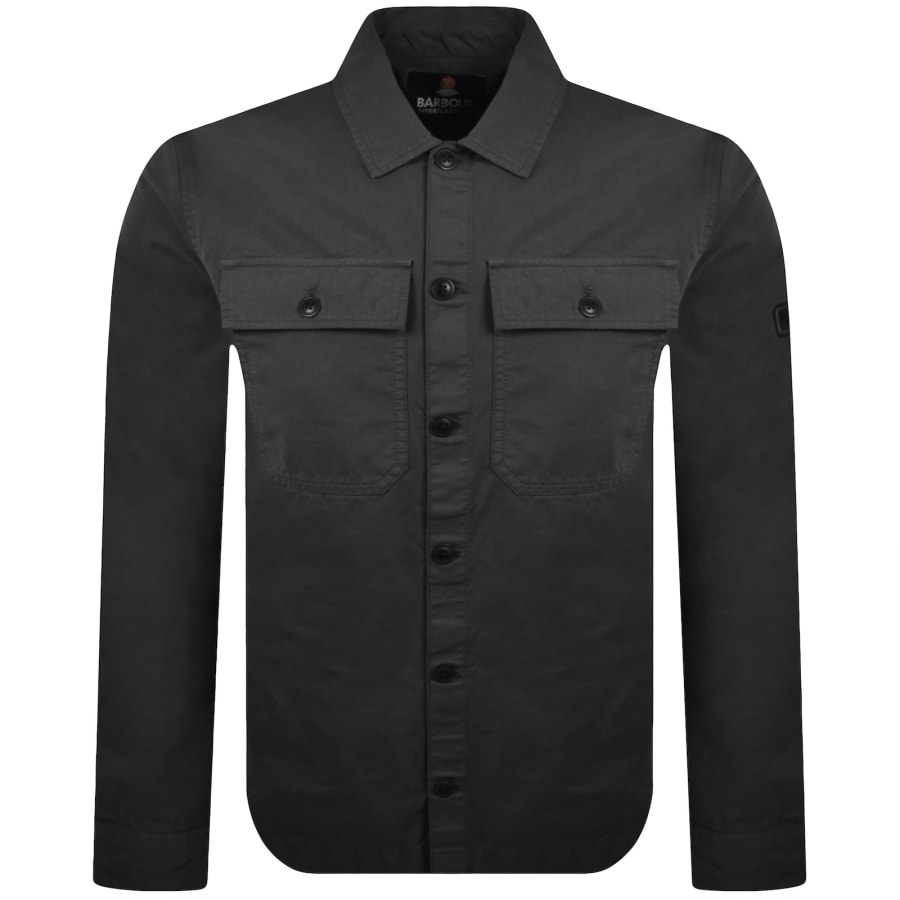 Image number 2 for Barbour International Arlo Overshirt Grey