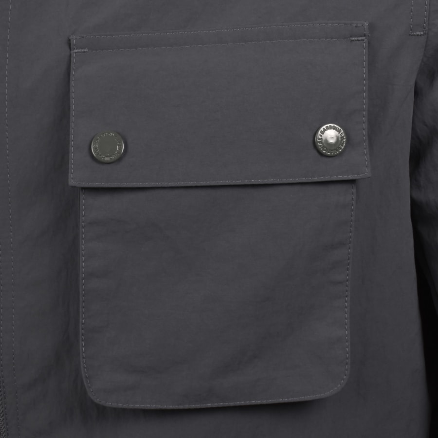 Image number 3 for Barbour International Showerproof Jacket Grey