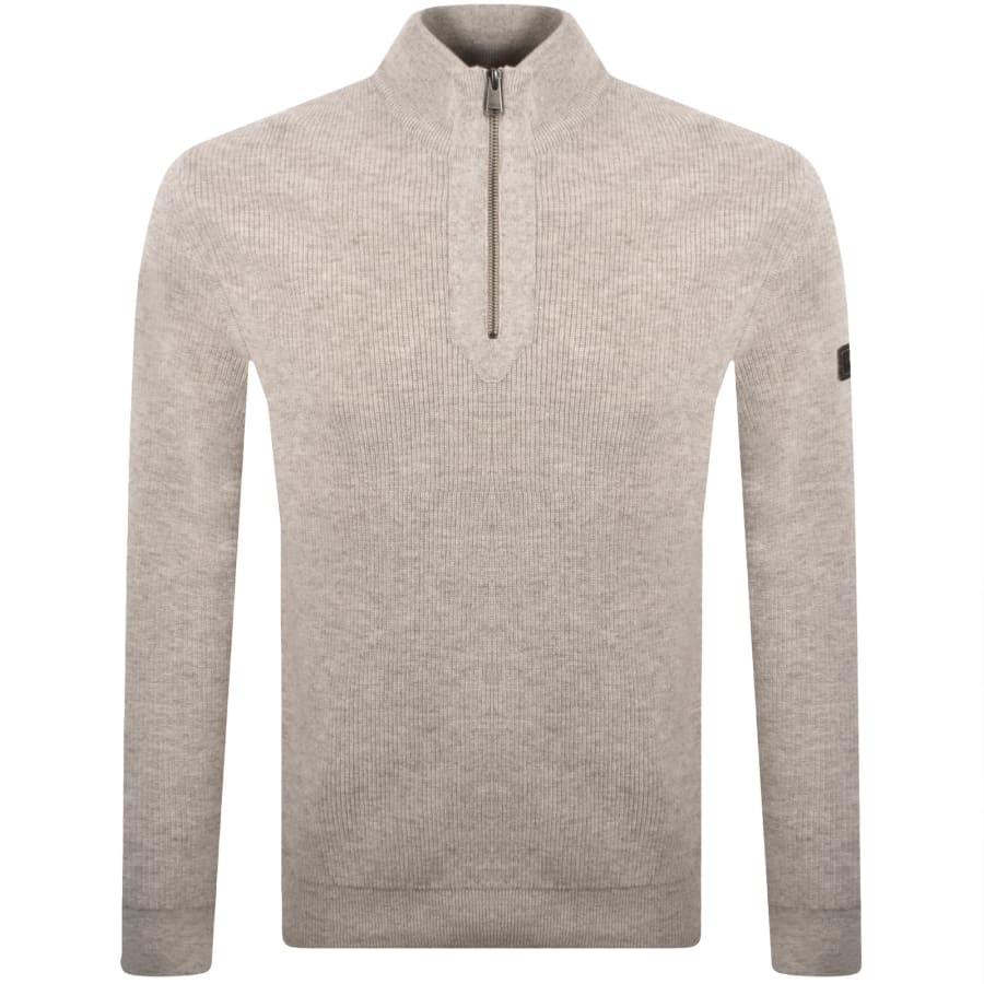 Image number 2 for Barbour International Crawley Jumper Grey