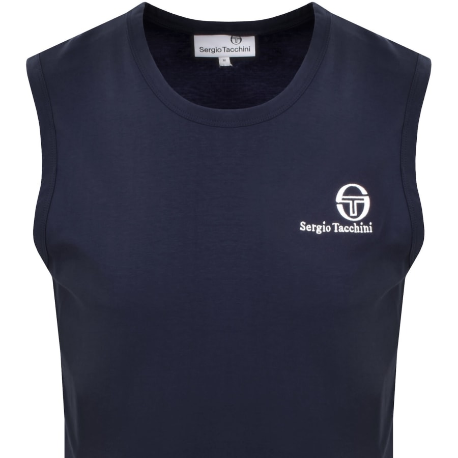 Image number 2 for Sergio Tacchini Sawyer Vest Navy