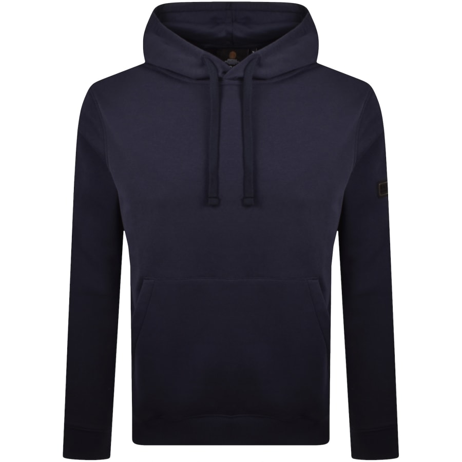 Image number 2 for Barbour International Map Hooded Tracksuit Navy