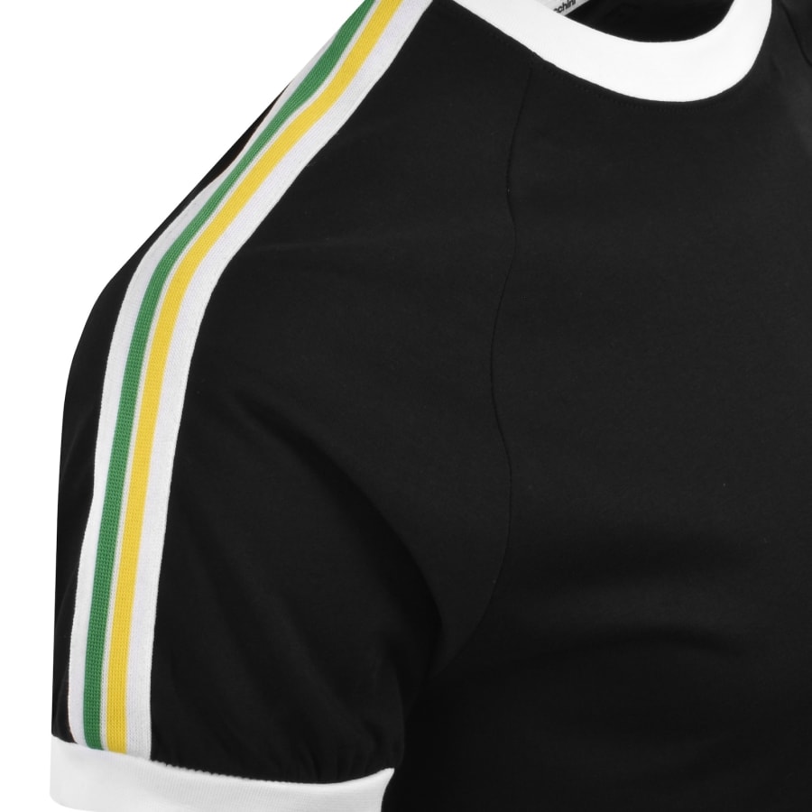 Image number 5 for Sergio Tacchini Pino Ringer T Shirt Black
