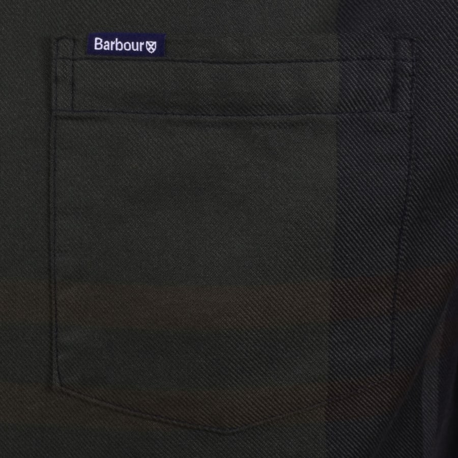 Image number 3 for Barbour Dunoon Long Sleeved Shirt Green