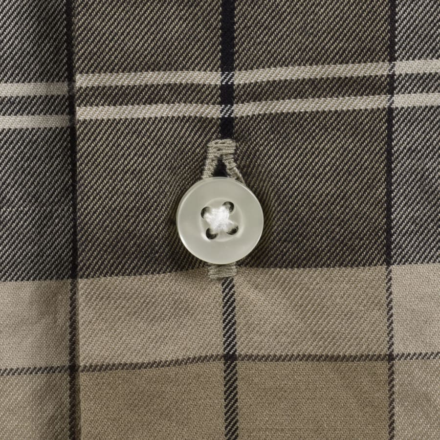 Image number 4 for Barbour Wetheram Long Sleeved Shirt Beige