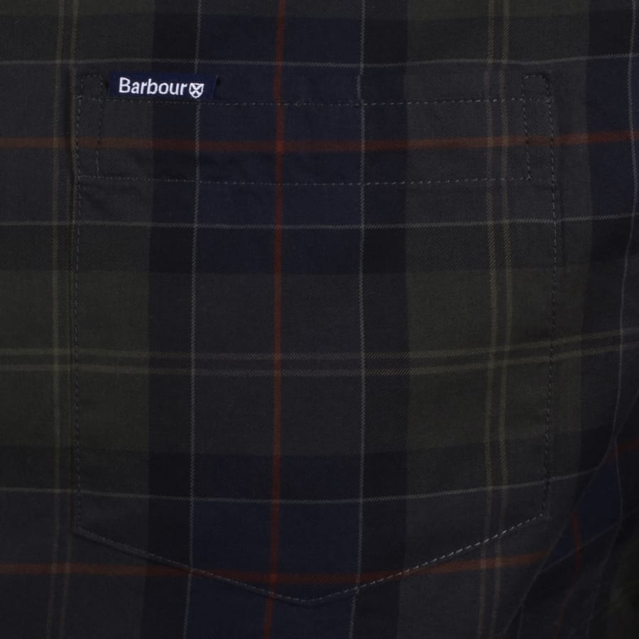 Image number 3 for Barbour Wetheram Long Sleeved Shirt Green