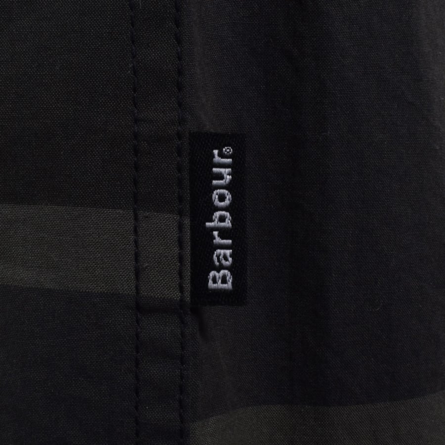 Image number 4 for Barbour Oversized Print Dunoon Shirt Green