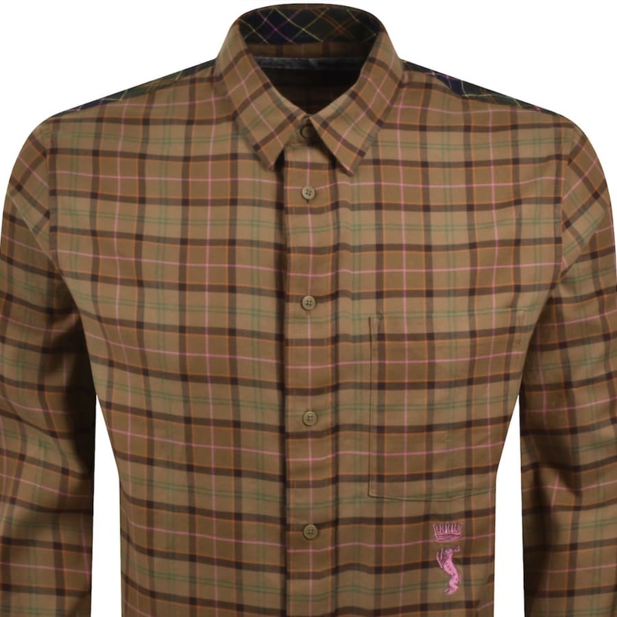Image number 2 for Barbour X Paul Smith Tartan Shirt Green