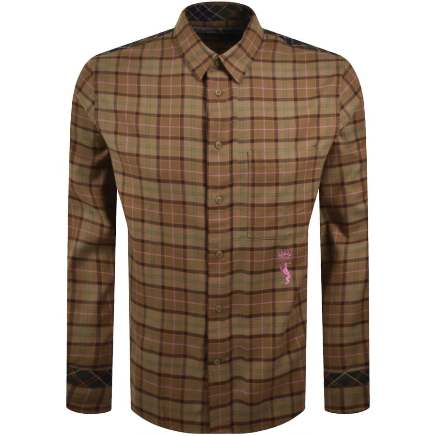 Image number 1 for Barbour X Paul Smith Tartan Shirt Green