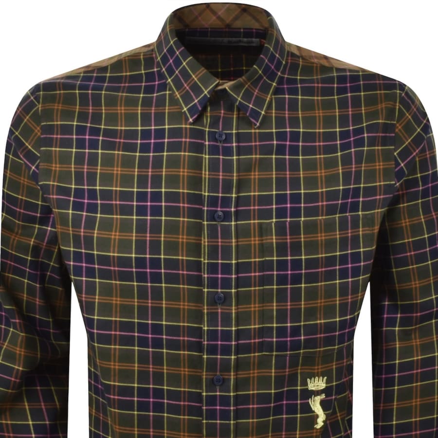 Image number 2 for Barbour X Paul Smith Tartan Shirt Green