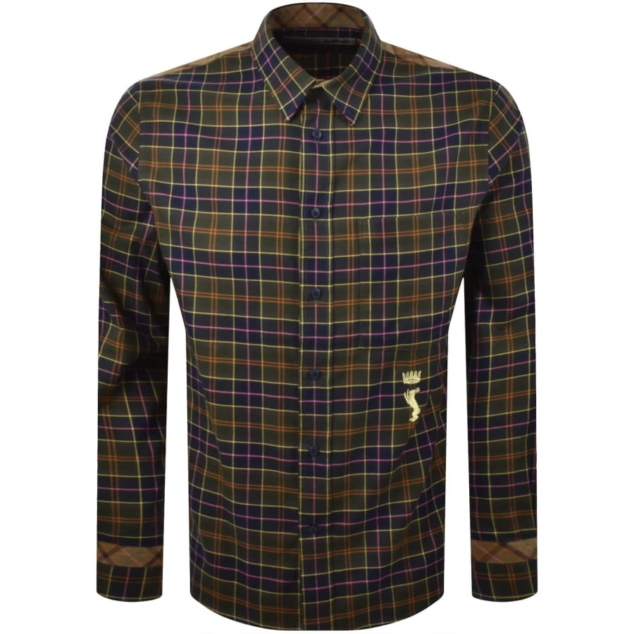 Image number 1 for Barbour X Paul Smith Tartan Shirt Green