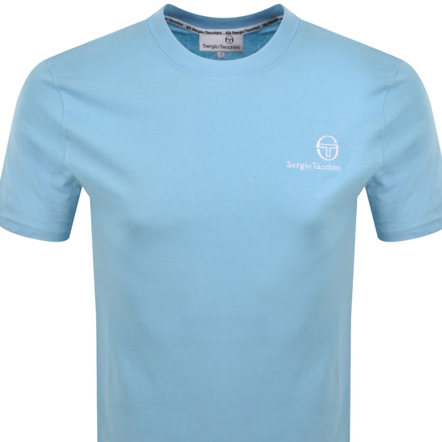 Image number 2 for Sergio Tacchini Felton T Shirt Blue