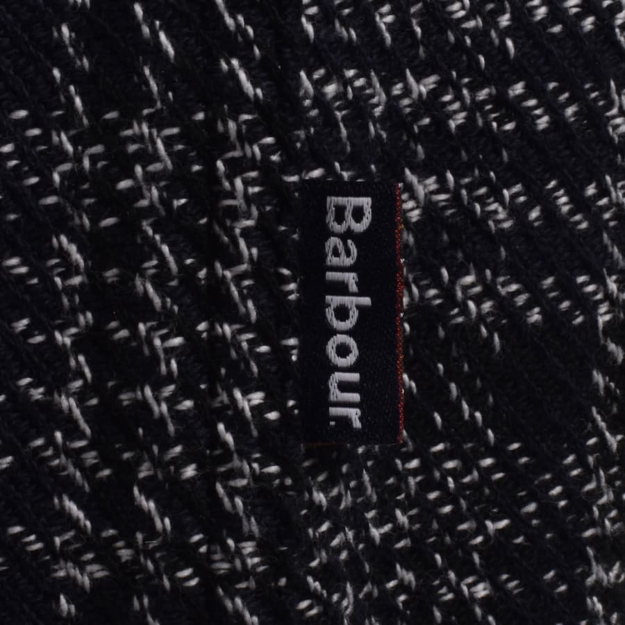 Image number 4 for Barbour Millom Houndstooth Overshirt Navy
