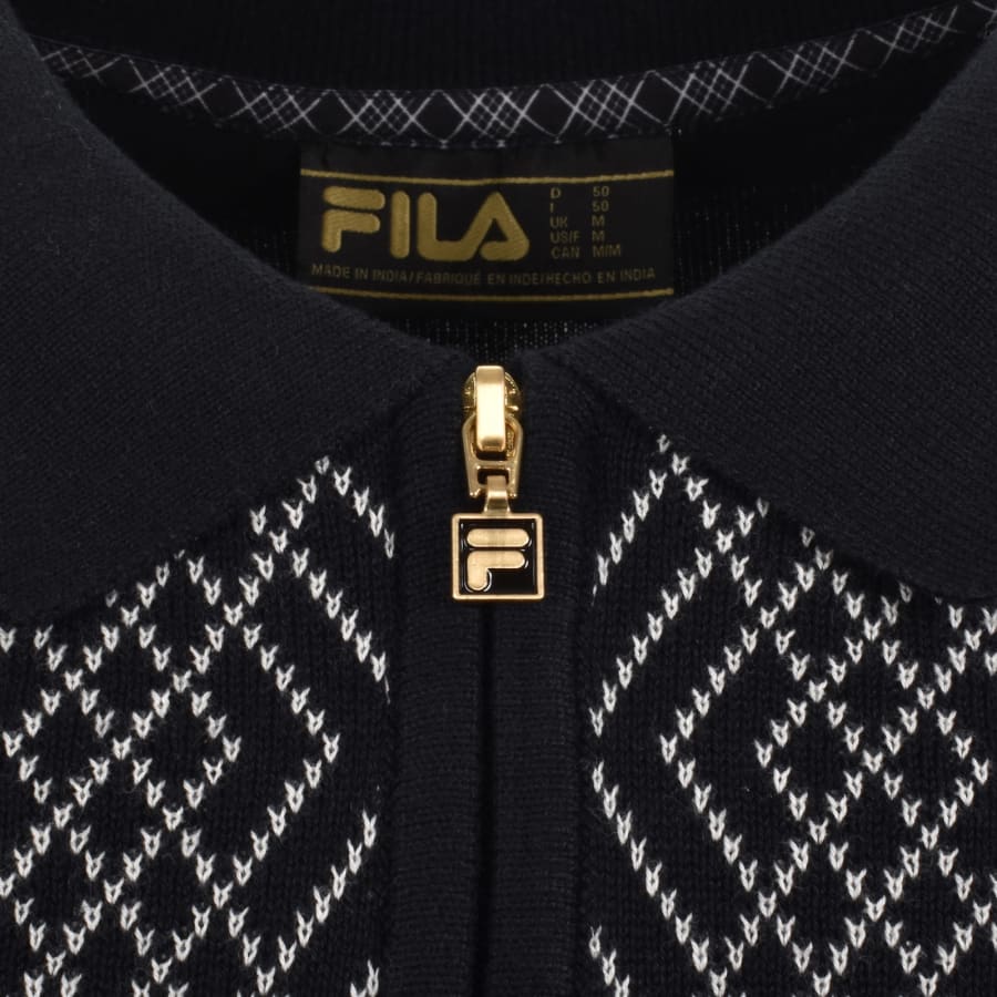 Image number 4 for Fila Castello QZ Polo Black