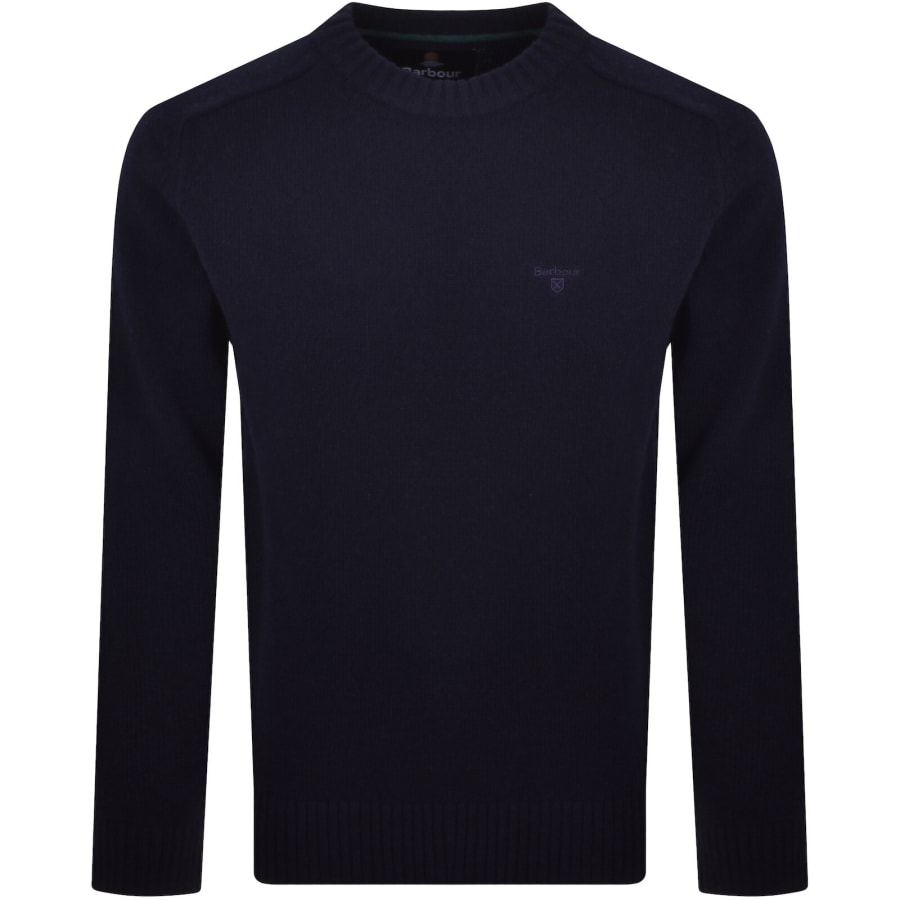 Image number 1 for Barbour Newtown Crew Jumper Navy