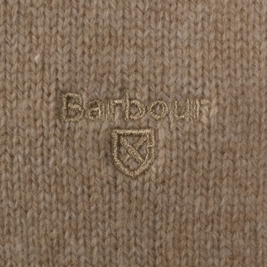 Image number 3 for Barbour Newtown Crew Jumper Beige