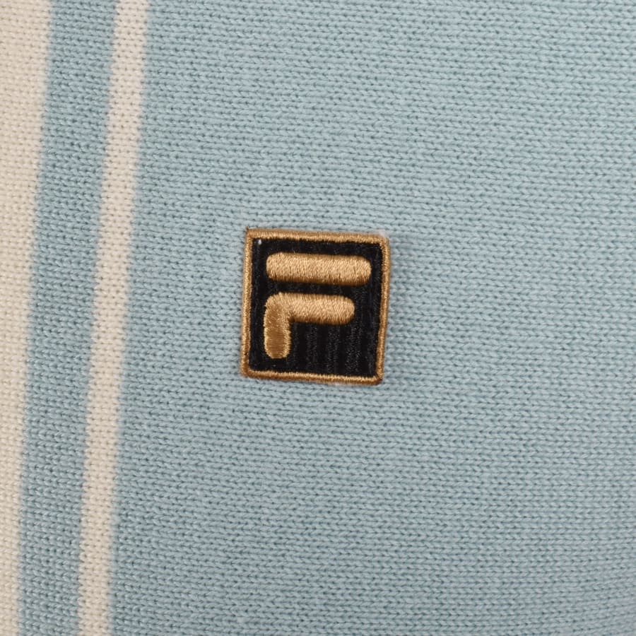 Image number 3 for Fila Buddy Bowling Knit Polo T Shirt Cream