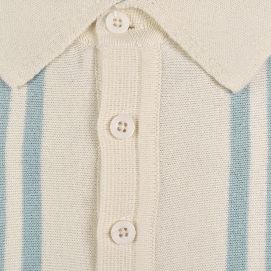 Image number 4 for Fila Buddy Bowling Knit Polo T Shirt Cream