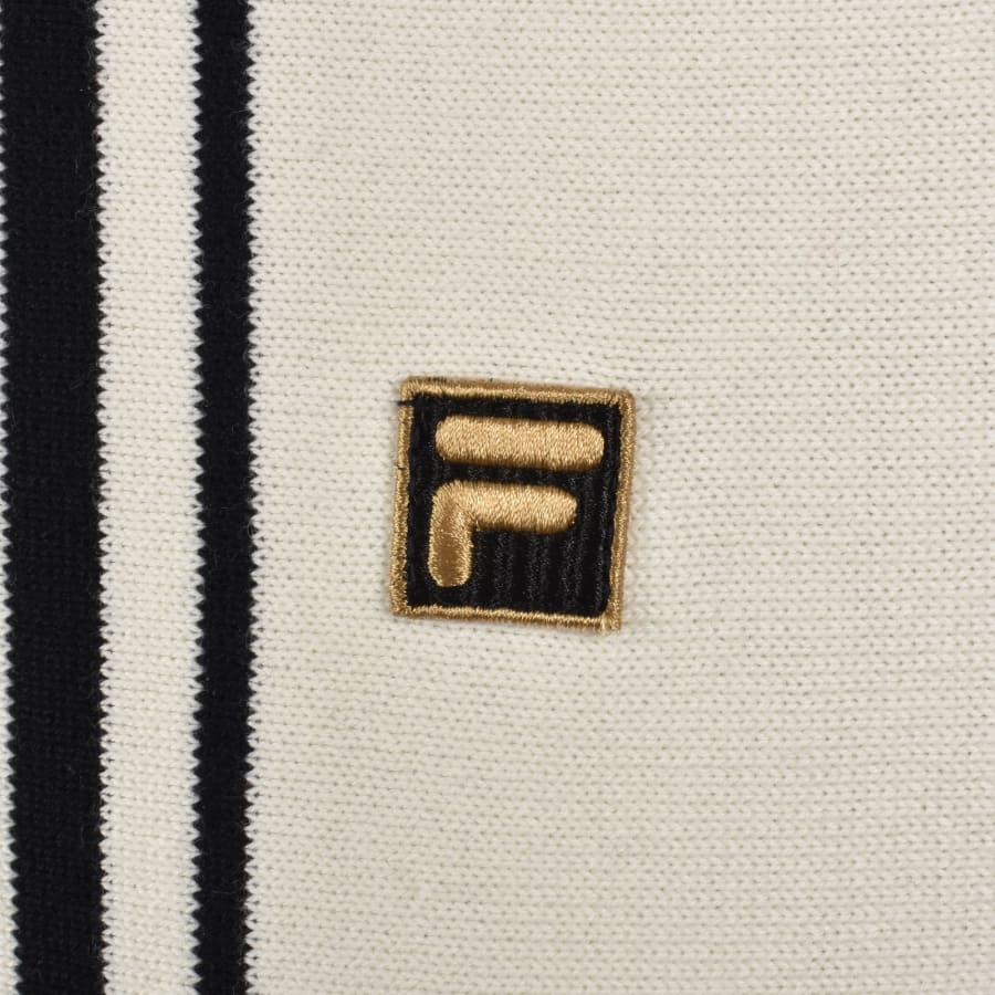 Image number 3 for Fila Buddy Bowling Knit Polo T Shirt Black