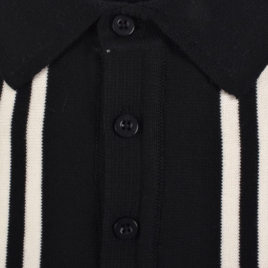 Image number 4 for Fila Buddy Bowling Knit Polo T Shirt Black