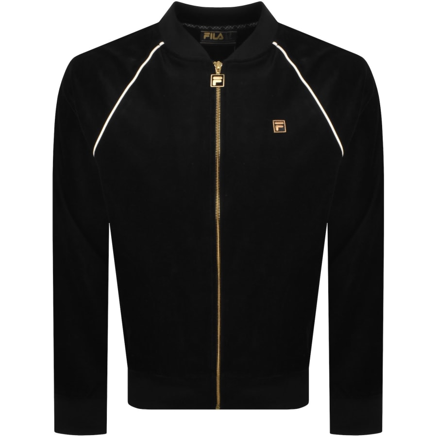 Image number 1 for Fila Fella Full Zip Track Top Black