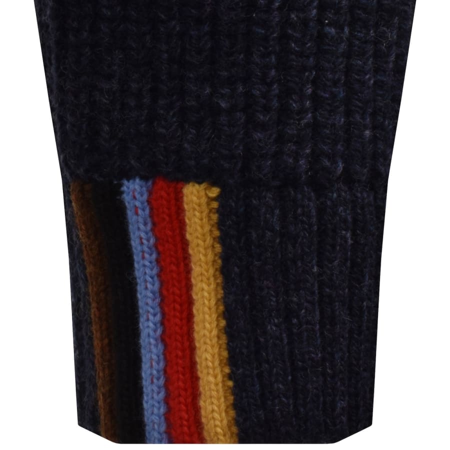 Image number 4 for Barbour X Paul Smith Cable Knit Jumper Green