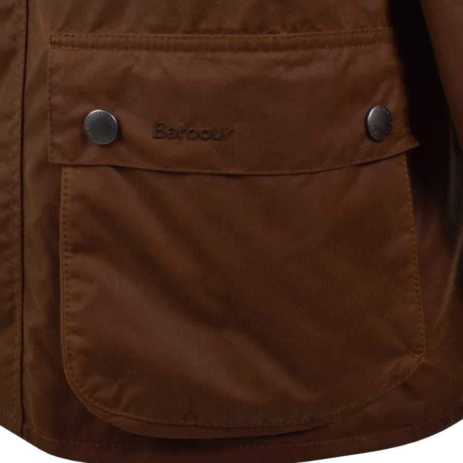 Image number 3 for Barbour X Paul Smith Wax Transport Jacket Brown