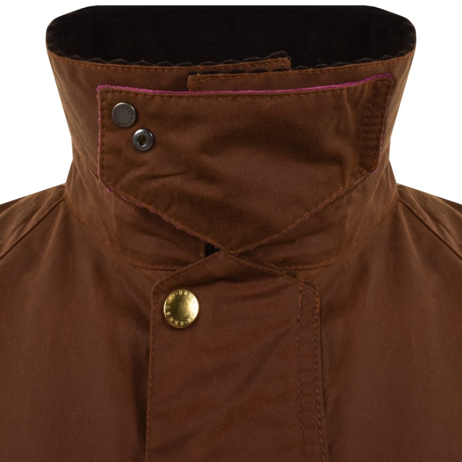 Image number 5 for Barbour X Paul Smith Wax Transport Jacket Brown