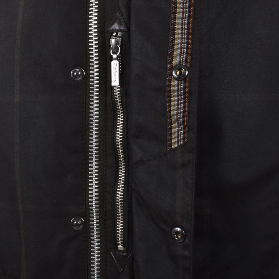 Image number 4 for Barbour X Paul Smith Wax Transport Jacket Brown