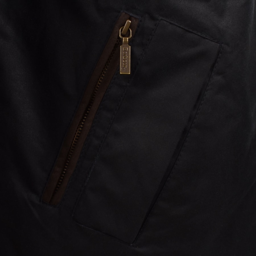Image number 3 for Barbour Wax Icons Transport Jacket Navy