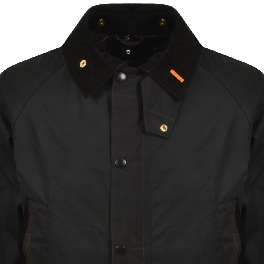 Image number 2 for Barbour Wax Icons Bedale Jacket Green