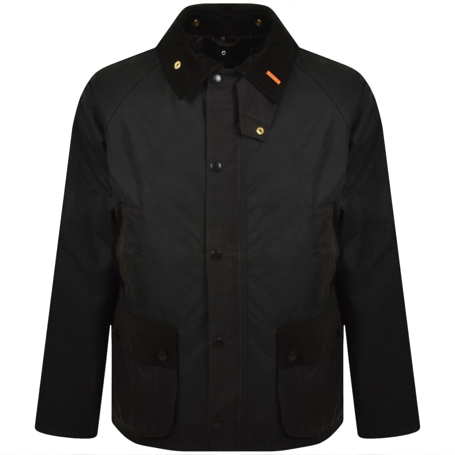 Image number 1 for Barbour Wax Icons Bedale Jacket Green