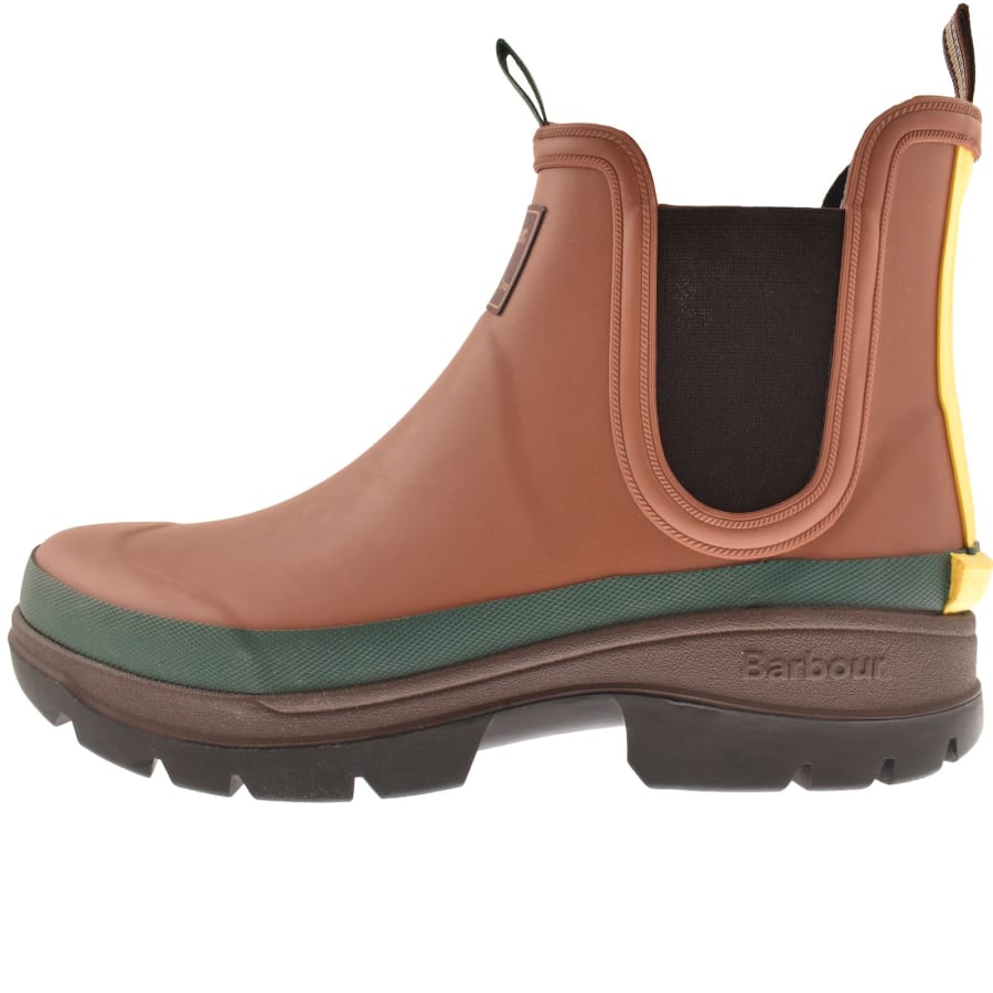 Image number 1 for Barbour X Paul Smith Chelsea Welly Brown