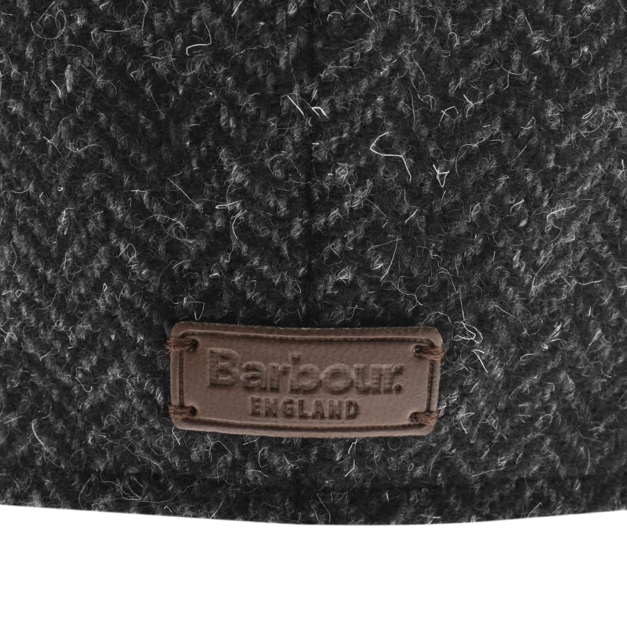 Image number 3 for Barbour Fyne Tweed Bakerboy Hat Grey