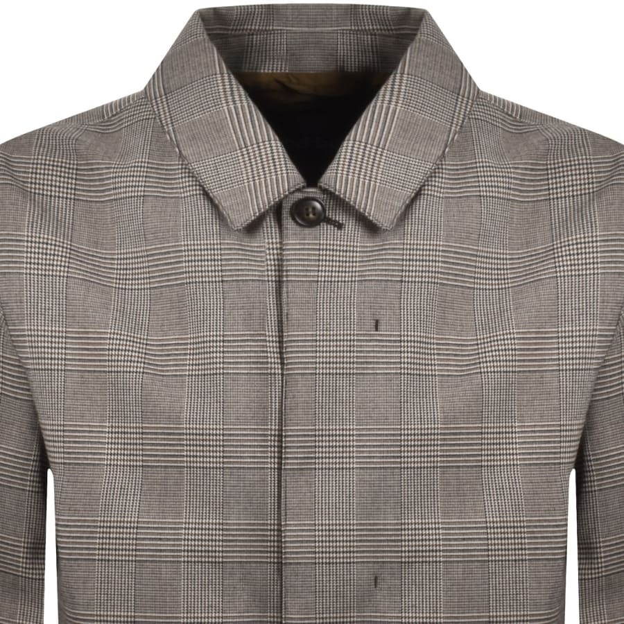 Image number 2 for Barbour Modern Short Lorden Mac Jacket Brown