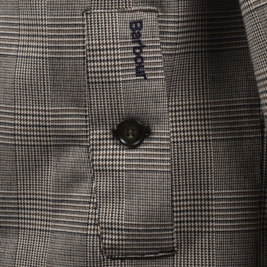Image number 3 for Barbour Modern Short Lorden Mac Jacket Brown