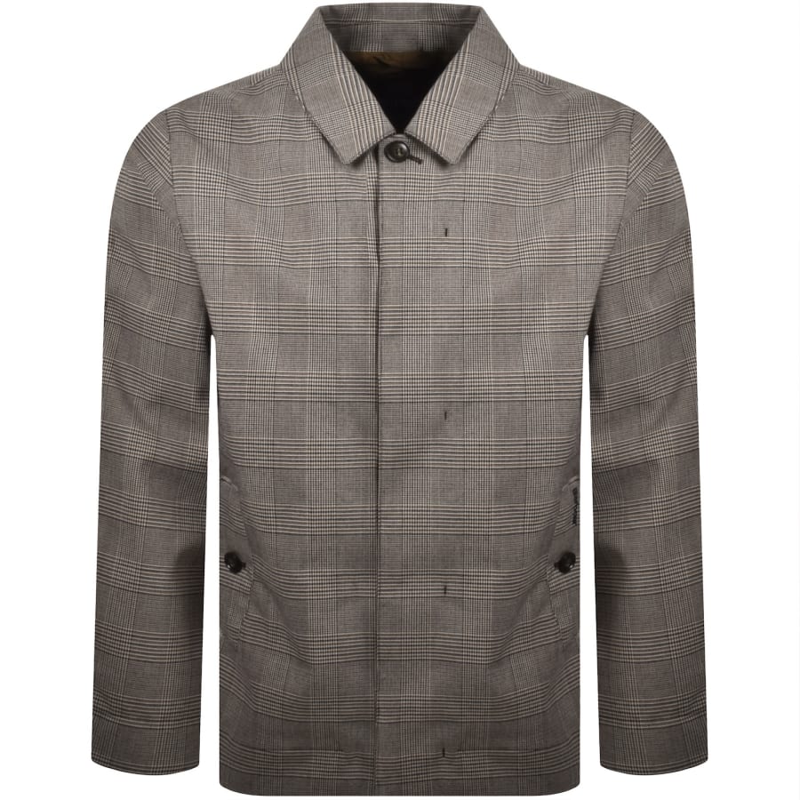 Image number 1 for Barbour Modern Short Lorden Mac Jacket Brown