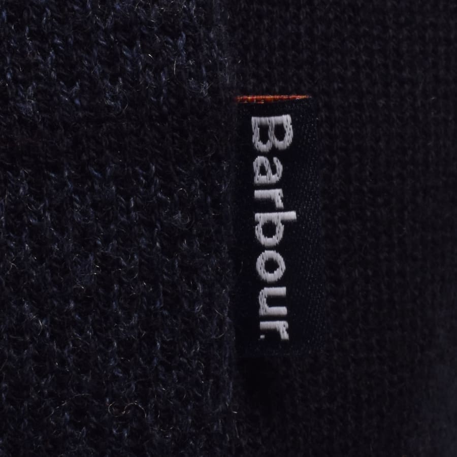 Image number 3 for Barbour Mineral Tartan Jumper Navy