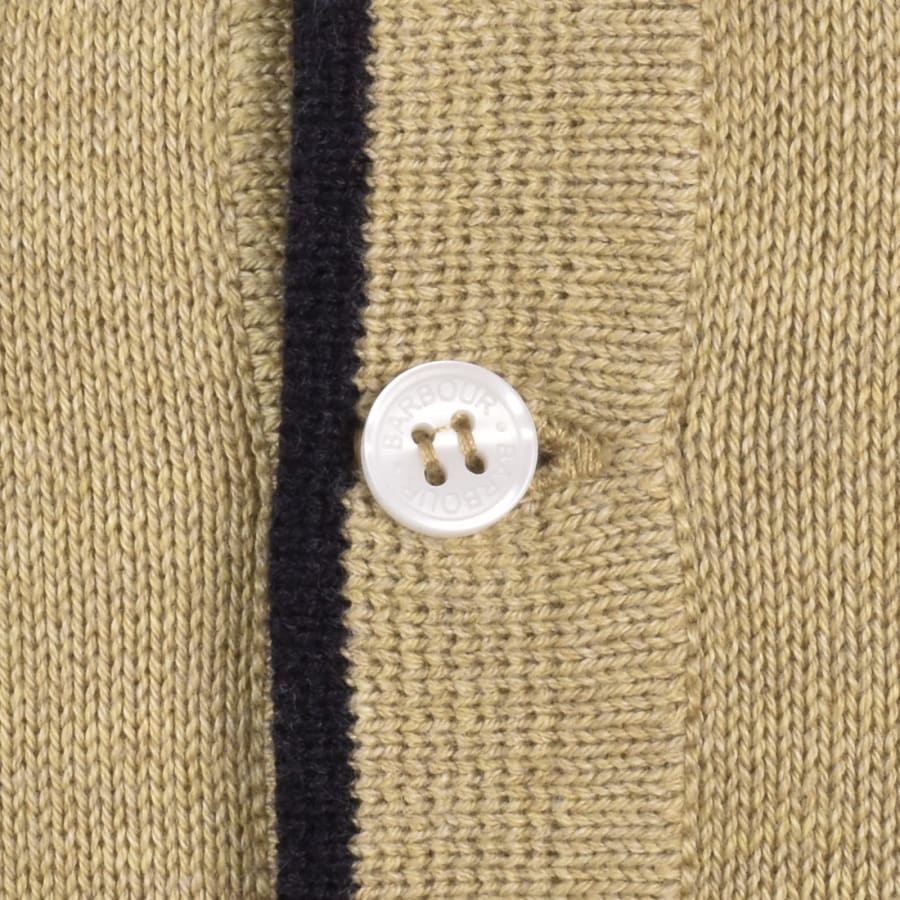 Image number 4 for Barbour Taunton Knitted Polo Stone Beige