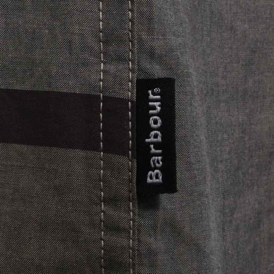 Image number 4 for Barbour Oversized Print Dunoon Shirt Brown