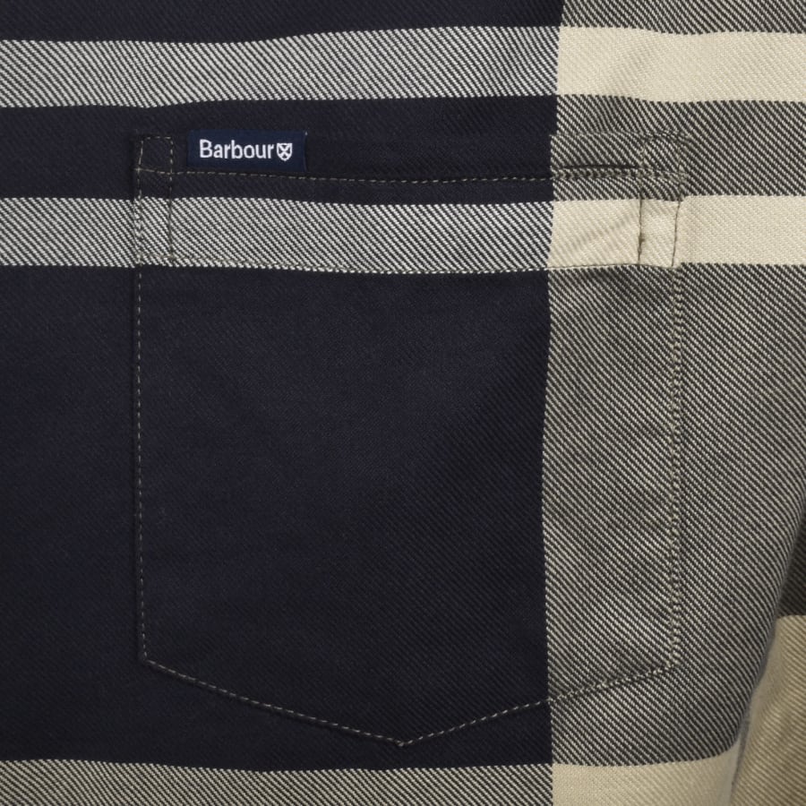 Image number 3 for Barbour Dunoon Long Sleeve Shirt Brown