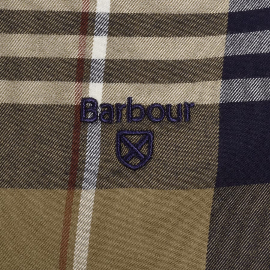 Image number 3 for Barbour Edgar Long Sleeve Shirt Brown