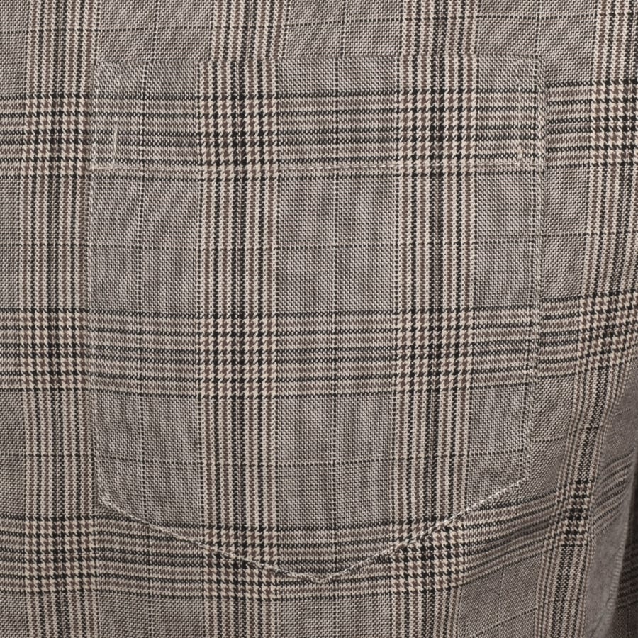 Image number 3 for Barbour Franklin Checked Shirt Brown