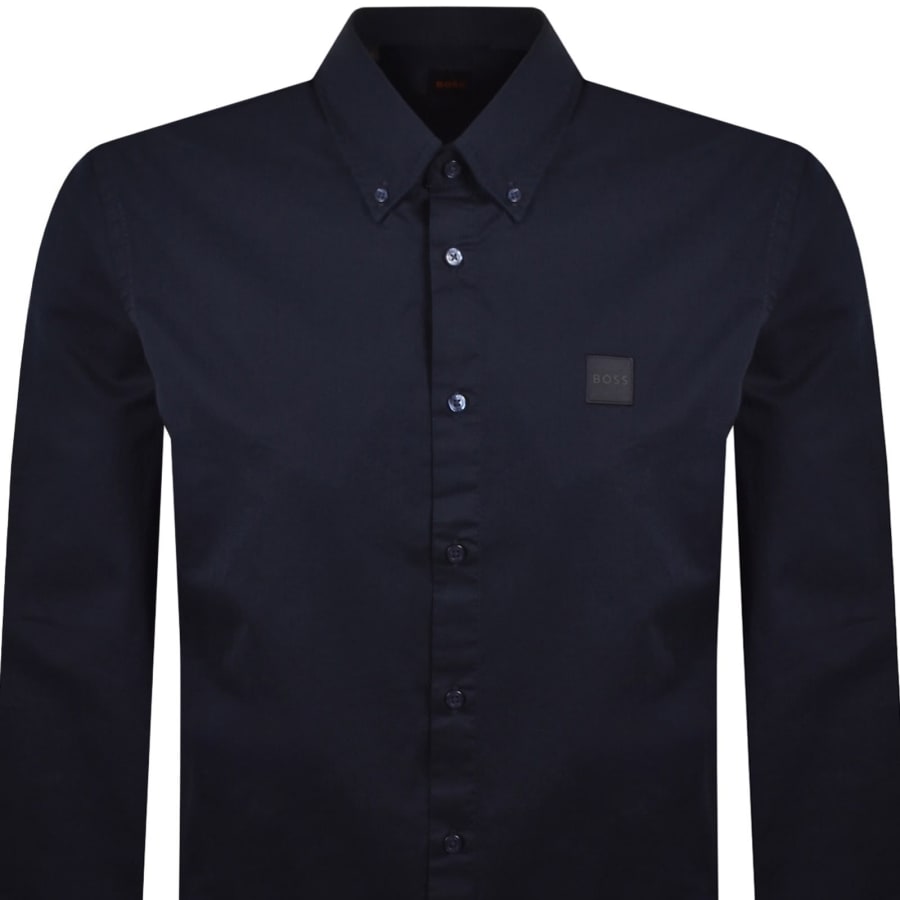 Image number 2 for BOSS Ricoplus Shirt Blue