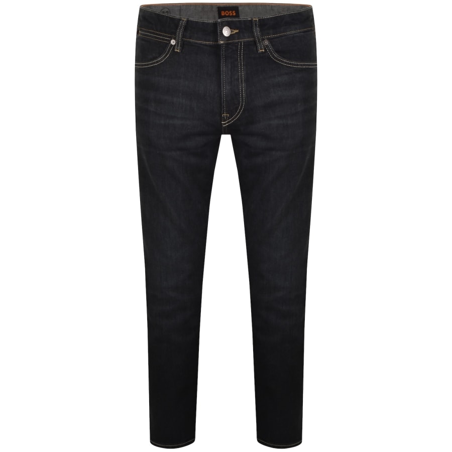 Image number 2 for BOSS Delaware Slim Fit Jeans Dark Blue
