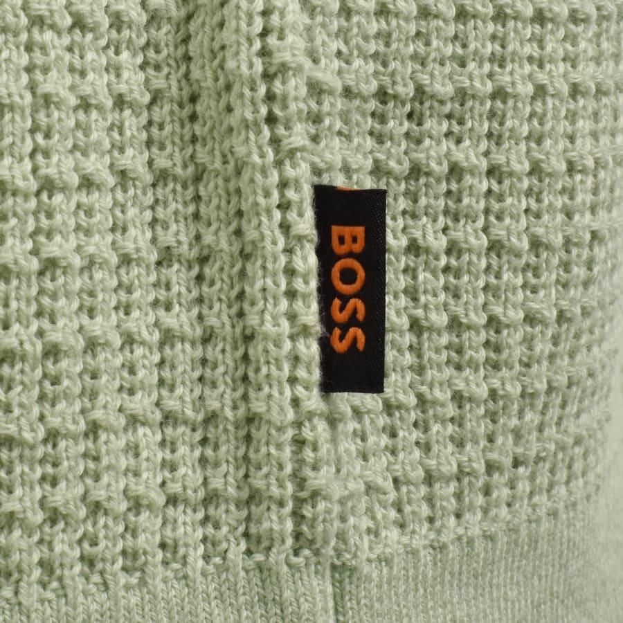 Image number 3 for BOSS Akepalo Knit Polo Shirt Green