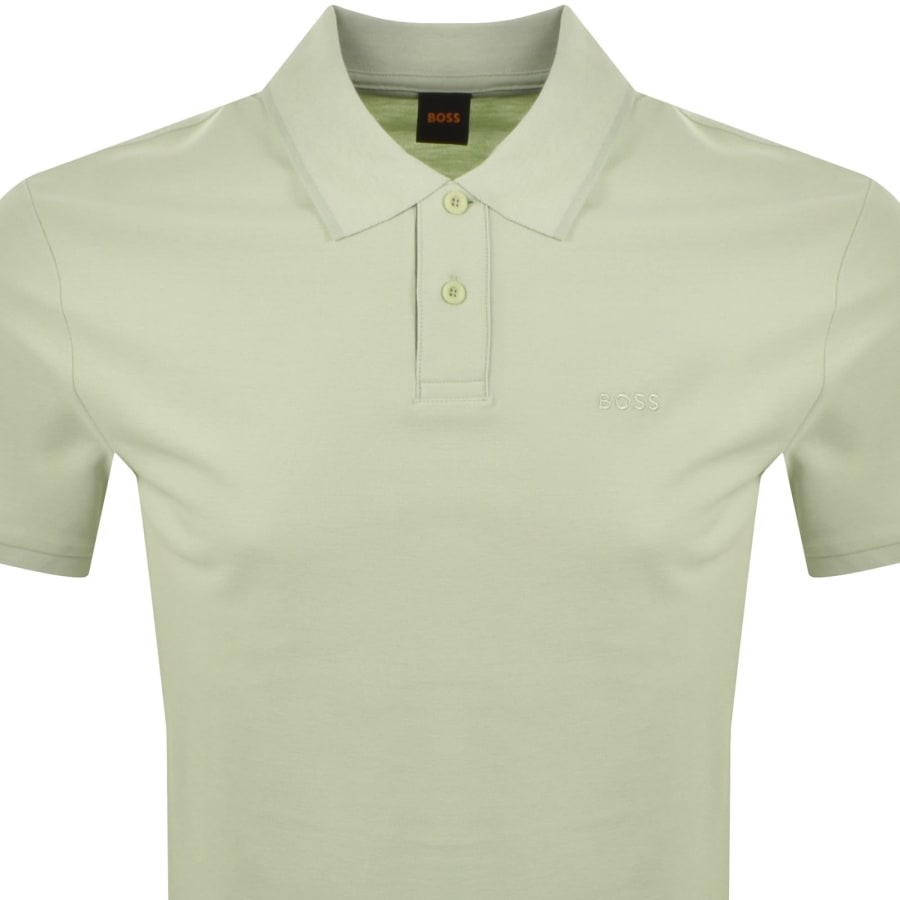 Image number 2 for BOSS Phoenix Polo T Shirt Green