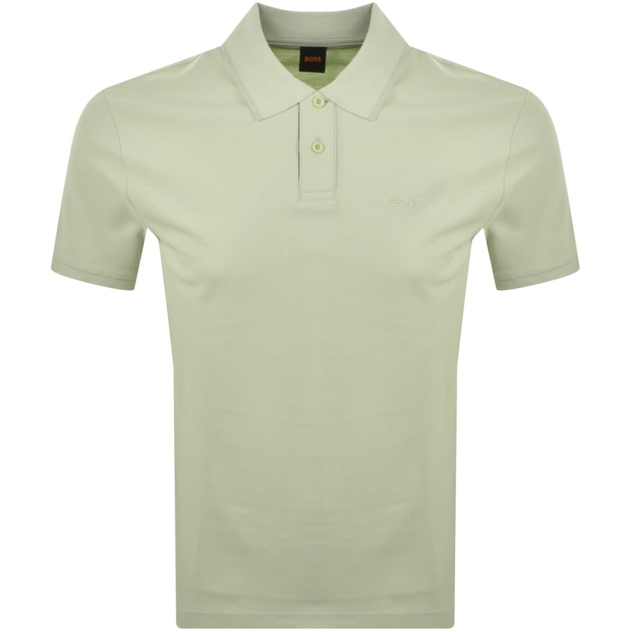 Image number 1 for BOSS Phoenix Polo T Shirt Green