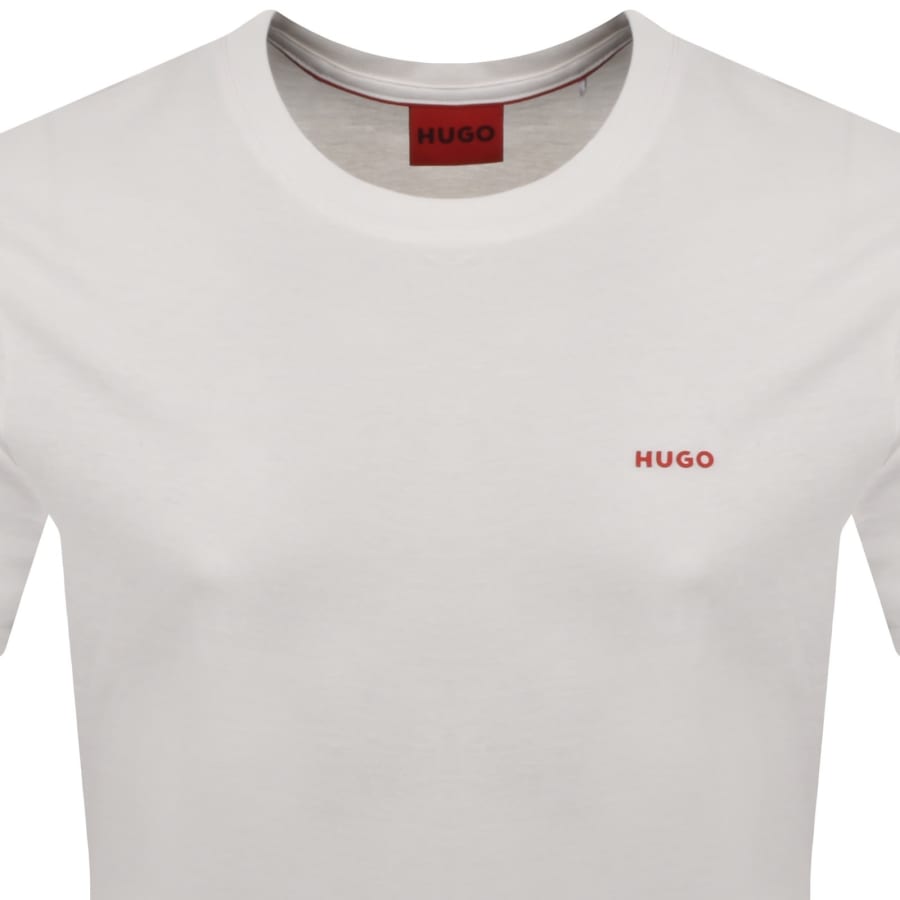 Image number 2 for HUGO Dero222 T Shirt Natural White